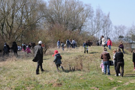 La chasse aux œufs.